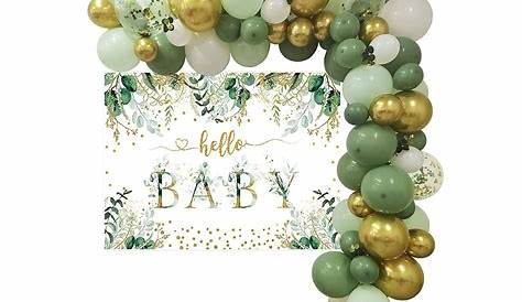 Buy Sage Green Baby Shower Decorations - Greenery Baby Shower with Sage