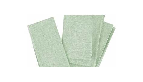 Napkins sage green, Cloth napkin set, Linen viskose napkins, Wedding