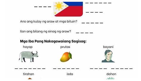 ️Pambansang Sagisag Ng Pilipinas Worksheet Free Download| Gmbar.co