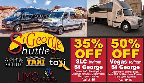 St George Shuttle to Las Vegas, Mesquite, Zion, Salt Lake, Rexburg