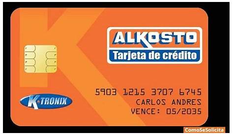 Tarjeta Alkosto Mastercard | ALKOSTO
