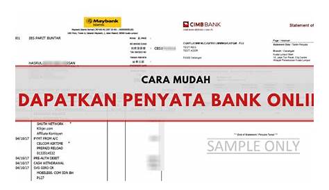 Contoh Resit Bank In Bsn