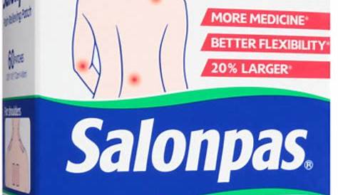 Salonpas Patches Walmart Pain Relief Patch Large 9 Ct