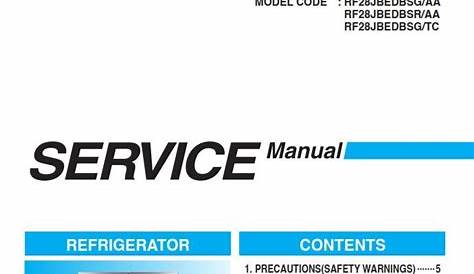 Product manual for Refrigerators Samsung RF28HMEDBSR/AA, download free