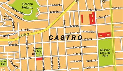 San Francisco Map with Neighborhood Boundaries Otto Maps