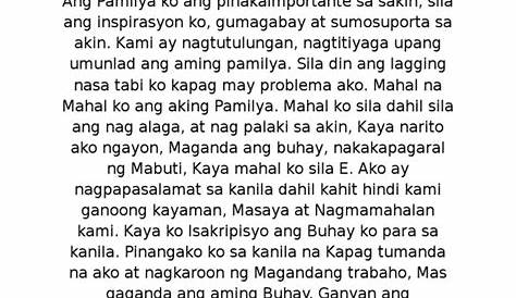 Bahagi Ng Sanaysay Ukol Sa Pamilya Migrasyon - Huxley Sanaysay