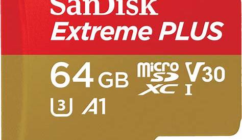 Sandisk Extreme 64gb Micro Sd SanDisk 64GB SD Card With Adapter