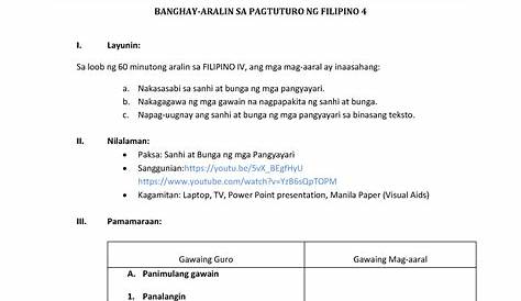 Lesson Plan In Filipino Grade 1 Pang Uri - detailed lesson plan in