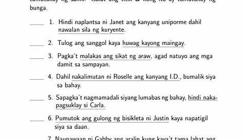 Mga Halimbawa Ng Pagsusulit Tungkol Sa Sanhi At Bunga Sanhibunga | Porn