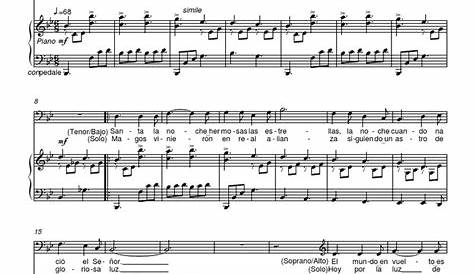 Santa La Noche - Low Voice - Lead Sheet By Adolphe-Charles Adam (1803