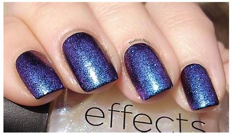 Sapphire Sparkle Nails: Add A Touch Of Sophistication To Your Winter Style, Perfect For Black Beauties