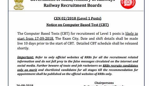 Sarkari Result Railway Group D 2018 Admit Card irect Link To ownload