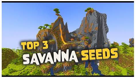 Savanna Villages on the Great Plains [Minecraft PE 1.12 Seed