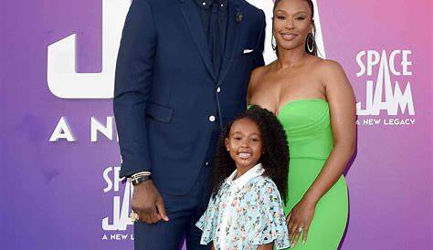 Savannah James Rocks Neon Green to The 'Space Jam A New Legacy ' Premiere