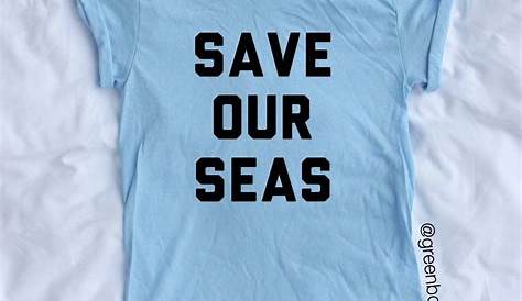 Save Our Seas Youth T Shirt /Ocean Conservation/Dolphins Sea | Etsy