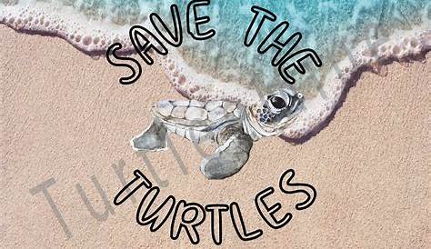 "Save the Turtles" Poster by AnnaWritesSFR | Redbubble