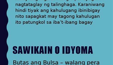 30 Useful Tagalog Idioms (Sawikain) || LEARN TAGALOG - YouTube