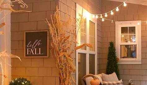 Scandinavian Fall Porch Decor