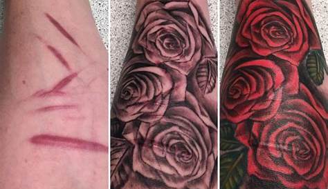 Women Tattoo - Scar covering tattoo... - TattooViral.com | Your Number