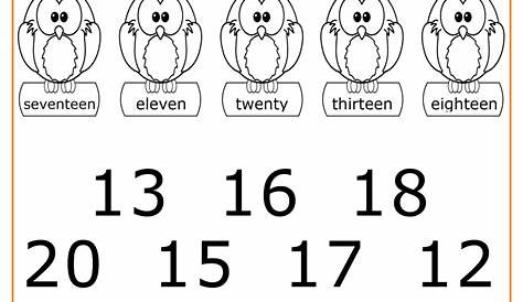 I Numeri da 11 a 20: Schede Didattiche per la Classe Prima