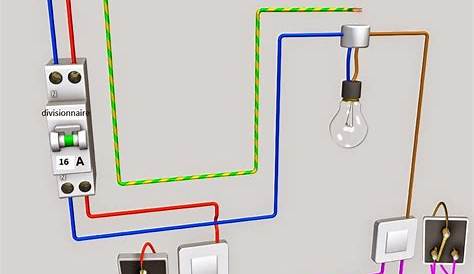 Schema Electrique Lampe 2 Interrupteurs Interrupteur Pour s