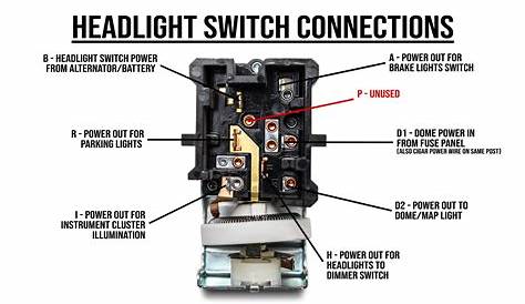 Schematic Ford Headlight Switch Wiring Diagram