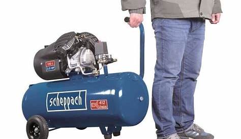 SCHEPPACH Compresseur D'air Horizontal HC100DC 100 L