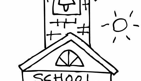Free School House Outline Download Free Clip Art Free Clip Art On