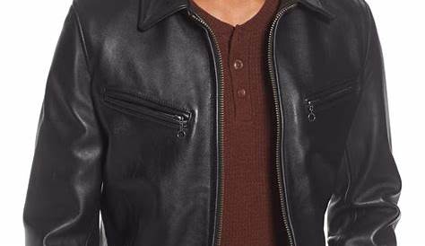 Schott Nyc Lc 5100 Men's Leather Jacket In Black for Men - Lyst