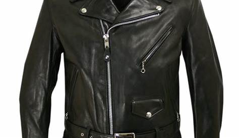 Schott Leather Jacket LC 930 D in Black : Mens Schott UK Outlet at SEIKK