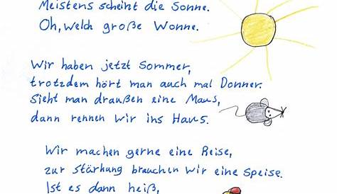 Sommergedichte-Werkstatt | Gedicht sommer, Gedicht grundschule, Gedichte