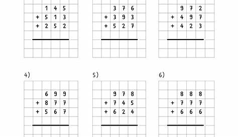 Schriftliche Addition 2.Klasse