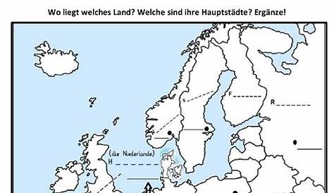 Länder Europas | Europa schule, Daf arbeitsblätter, Europa