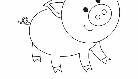 Schwein: Ausmalbilder & Malvorlagen - 100% KOSTENLOS