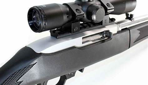 Three Semi-Automatic Rifles with Scopes -A) Ruger Model 10/22 Ri | Rock