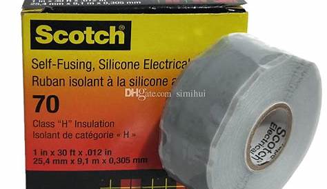 Scotch 70 Self Fusing Silicone Rubber Electrical Tape Class H 1 034 x