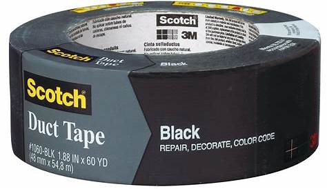 Scotch 226 | Masking Tape Black 1 inch x 60 Yd. | Raptor Supplies