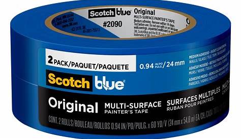 Part # 2080, Scotch-Blue™ Painter's Tape for Delicate Surfaces On