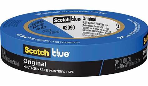 3M Scotch Blue 1.41 in. W x 60 yd. L Blue Medium Strength Painter's
