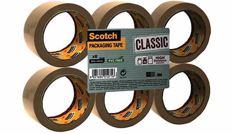 3M 373 Scotch Packaging Premium Tape Brown 48mm x 75M | Winc