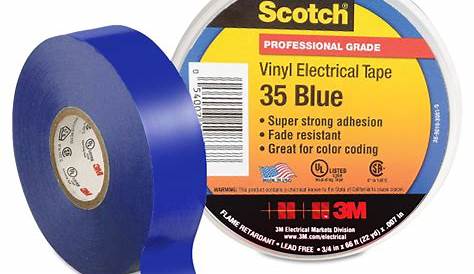 3M SCOTCH VINYL COLOR CODING ELECTRICAL TAPE 35 (Pack of 10) - Ieppl Store