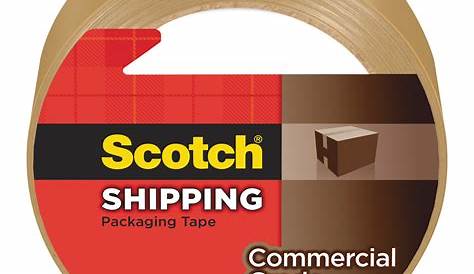 Scotch Commercial Grade Shipping Packaging Tape, 1.88" x 54.60 yds