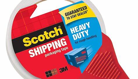 Scotch Heavy-Duty Shipping Packaging Tape, 1 8/9 x 1,573 1/5, 8 pk