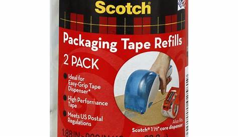 Which Is The Best 3M 143 2Inch Clear Scotch Packaging Tape Refill