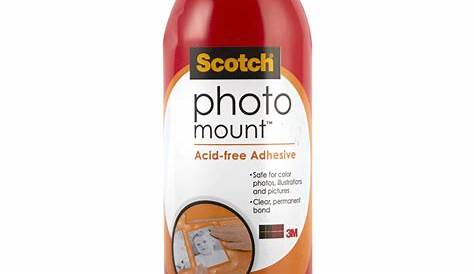 Scotch MMM6094 Photo Mount Spray Adhesive, 10.25 oz, Aerosol