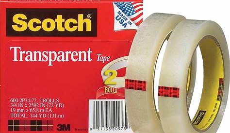 (DP) 3M Scotch Transparent Tape 1/2" x 450" #144 - PTL ONE