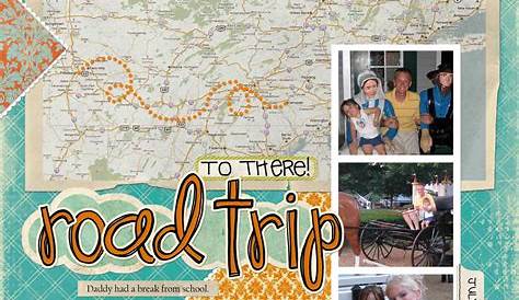 scrapbook pages with maps | Inserting a map into your page