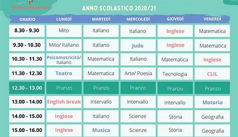 schema-orario-scolastico | family | Pinterest | Planners, Bullet