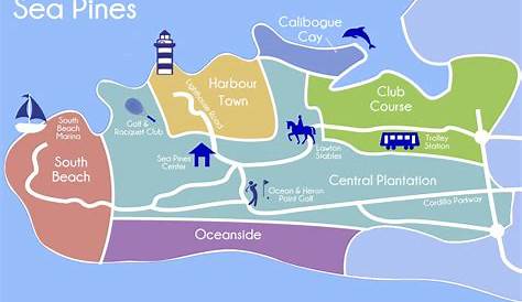 Map Of Sea Pines Hilton Head