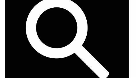 7 Search Icon White Transparent Images - Magnifying Glass Icon
